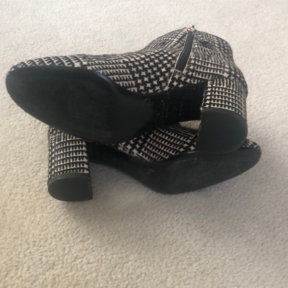 Kate Spade Holly Houndstooth Calf Hair Booties - Picture 6 of 16